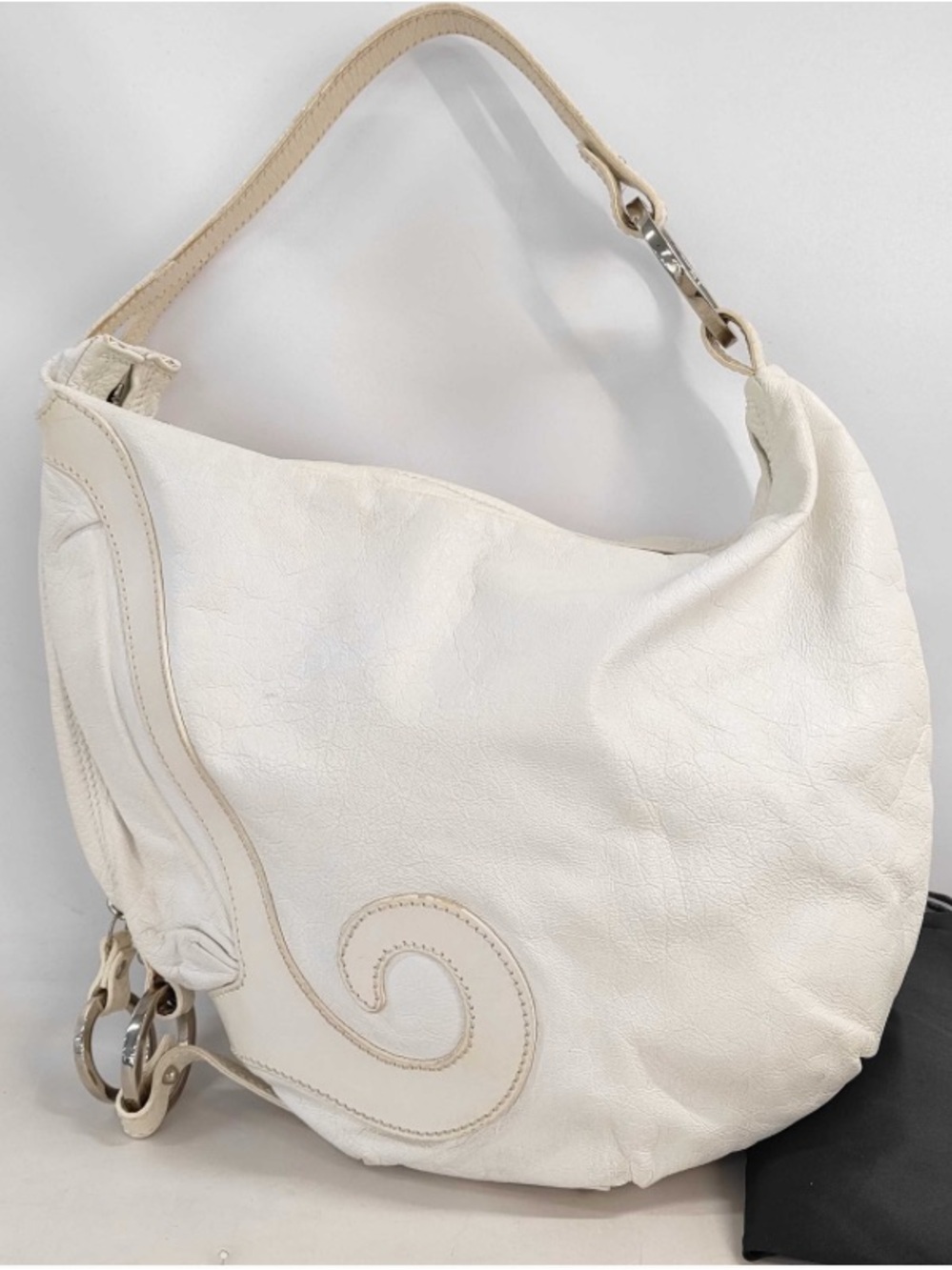 Authentic Vintage Fendi Oyster Bag Leather